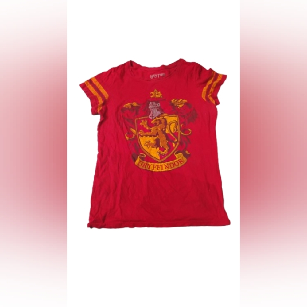 Harry Potter Gryffindor Women's Graphic Tee Shirt Sz M